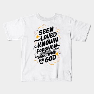 Divine Affirmation: Embracing Spiritual Identity Kids T-Shirt